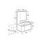 Pack mueble 90 cm gris mate Heima Roca