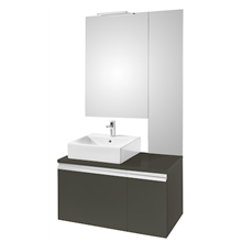 Pack mueble 90 cm gris mate Heima Roca