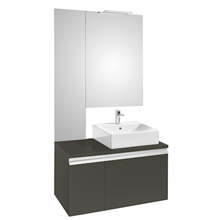 Pack mueble 90 cm gris mate Heima Roca