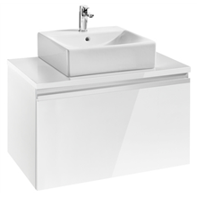 Mueble 80 cm blanco brillo Heima Roca