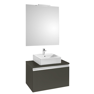 Pack mueble 80 cm gris mate Heima Roca