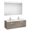 Pack mueble 120cm dos cajones fresno Prisma Roca