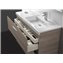 Mueble con lavabo dos cajones blanco Prisma Roca