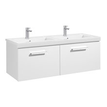 Mueble con lavabo dos cajones blanco Prisma Roca