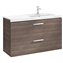 Mueble 110cm dos cajones fresno Prisma Roca