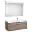 Pack mueble con lavabo un caj&oacute;n 90 cm fresno Prisma Roca