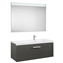 Pack mueble 90cm un caj&oacute;n gris antracita Prisma Roca