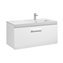 Mueble con lavabo un caj&oacute;n blanco Prisma Roca