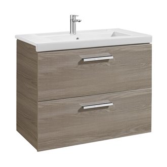 Mueble 80cm dos cajones fresno Prisma Roca