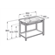 Estructura base 85cm Natura Roca