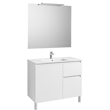 Pack mueble 100cm blanco Anima Roca