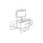 Pack mueble 100cm arena Anima Roca