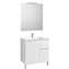 Pack mueble 80cm blanco Anima Roca
