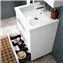 Mueble 81cm Blanco Brillo 3 cajones FUSSION CHROME SALGAR