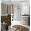 Mueble 81cm Blanco Brillo 3 cajones FUSSION CHROME SALGAR