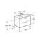 Mueble 100cm blanco The Gap Roca