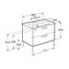 Mueble 80cm mood teka The Gap Roca
