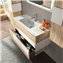 Mueble Roble/Blanco CRONOS SALGAR