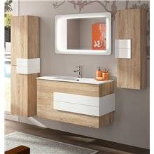 Mueble Roble/Blanco CRONOS SALGAR