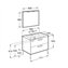 Pack mueble 80cm mood teka The Gap Roca