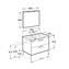 Pack mueble 80cm blanco The Gap Roca