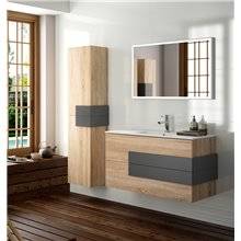 Mueble Roble/Antracita Mate CRONOS SALGAR