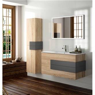 Mueble Roble/Antracita Mate CRONOS SALGAR