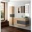 Mueble Roble/Antracita Mate CRONOS SALGAR
