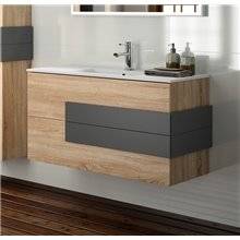 Mueble Roble/Antracita Mate CRONOS SALGAR