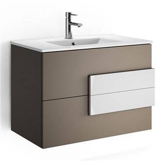 Mueble Moka Mate/Blanco CRONOS SALGAR