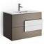 Mueble Moka Mate/Blanco CRONOS SALGAR