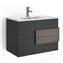 Mueble Gris Antracita/Moka Mate CRONOS SALGAR