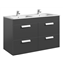 Mueble gris 120cm 4 cajones Debba Roca