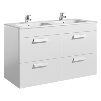 Mueble blanco 120cm 4 cajones Debba Roca