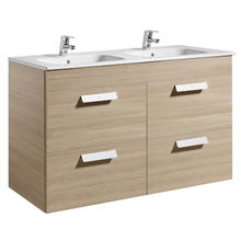 Mueble roble 120cm 4 cajones Debba Roca
