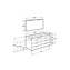 Pack mueble roble 120cm 6 cajones Debba Roca