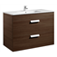 Mueble wenge 100cm 2 cajones Debba Roca