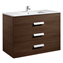 Mueble wenge 100cm 3 cajones Debba Roca