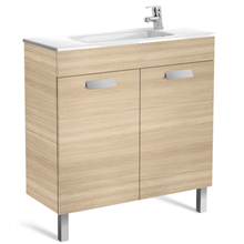 Mueble roble 80cm compacto con puertas Debba Roca