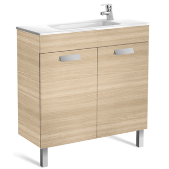 Mueble roble 80cm compacto con puertas Debba Roca