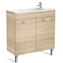 Mueble roble 80cm compacto con puertas Debba Roca