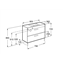 Mueble gris 80cm compacto 2 cajones Debba Roca