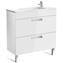 Mueble blanco 80cm compacto 2 cajones Debba Roca