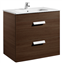 Mueble wenge 80cm 2 cajones Debba Roca