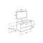 Pack mueble roble 80cm 2 cajones Debba Roca
