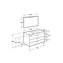 Pack mueble blanco 80cm 3 cajones Debba Roca