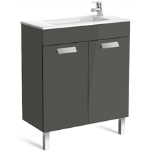 Mueble gris 70cm compacto con puertas Debba Roca