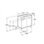 Mueble gris 70cm compacto con puertas Debba Roca