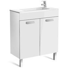 Mueble blanco 70cm compacto con puertas Debba Roca