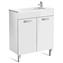 Mueble blanco 70cm compacto con puertas Debba Roca